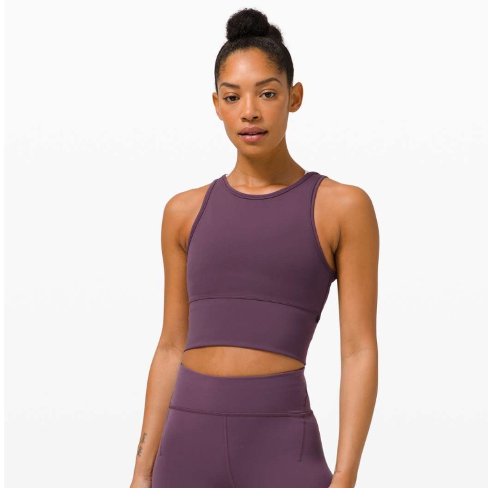 Lululemon Power Pivot Tank *Everlux Grape Thistle